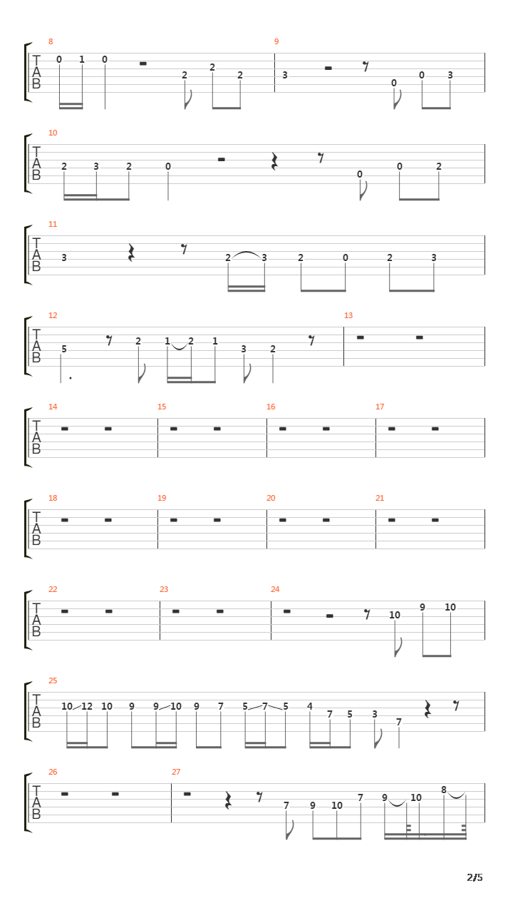 Balada For Heideh吉他谱