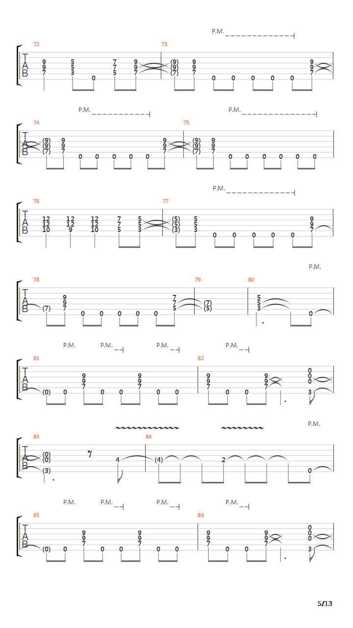 Soldiers Under Command吉他谱