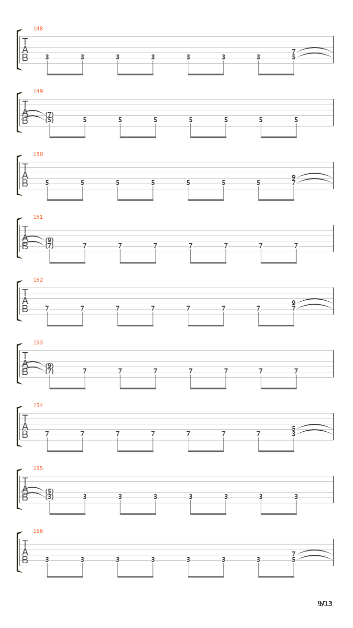 Soldiers Under Command吉他谱