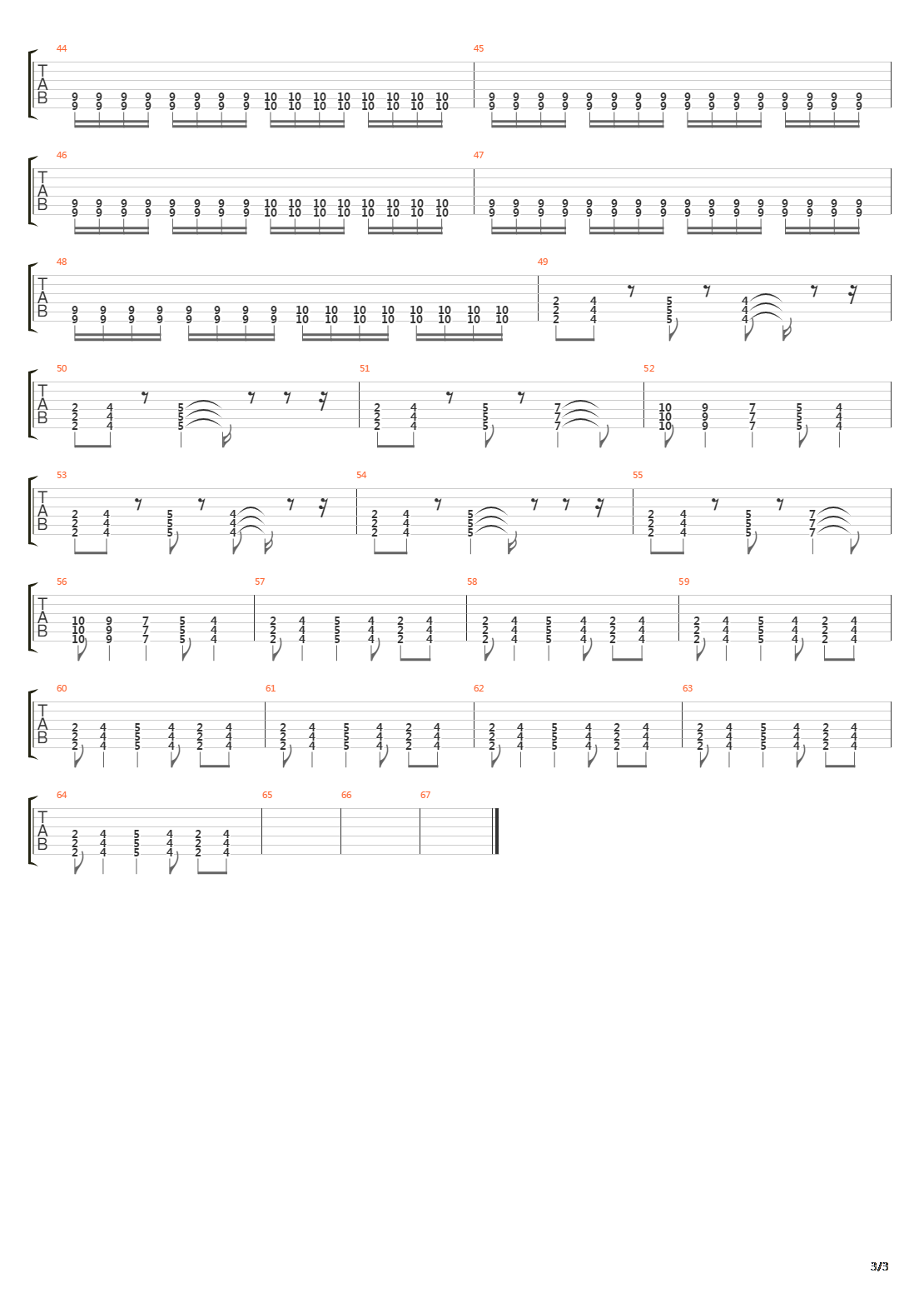 Confrontation In The Mechanical Tower吉他谱