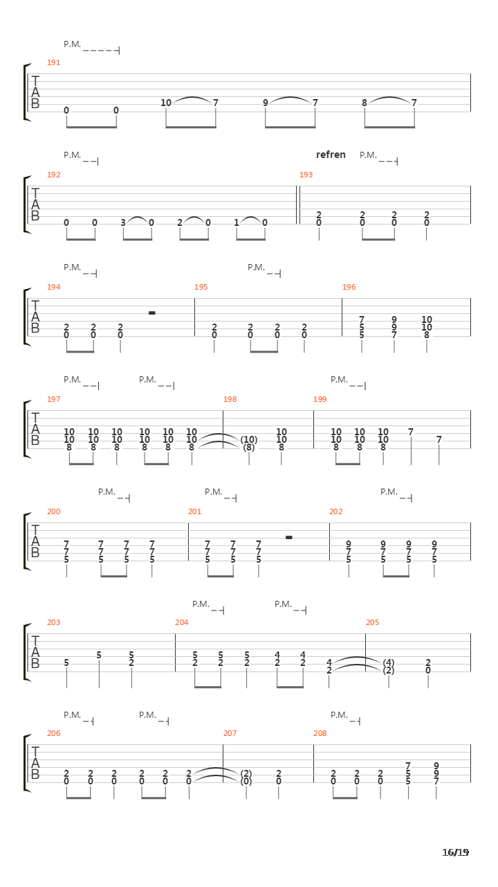 The Devil Take The Hindmost吉他谱