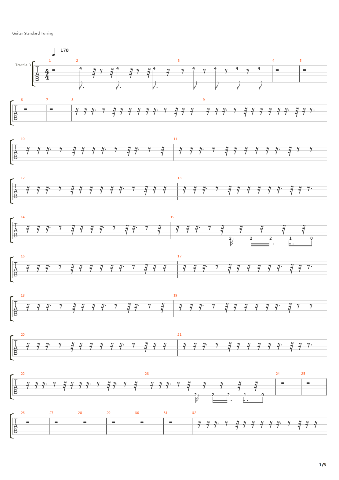 Lerrore吉他谱