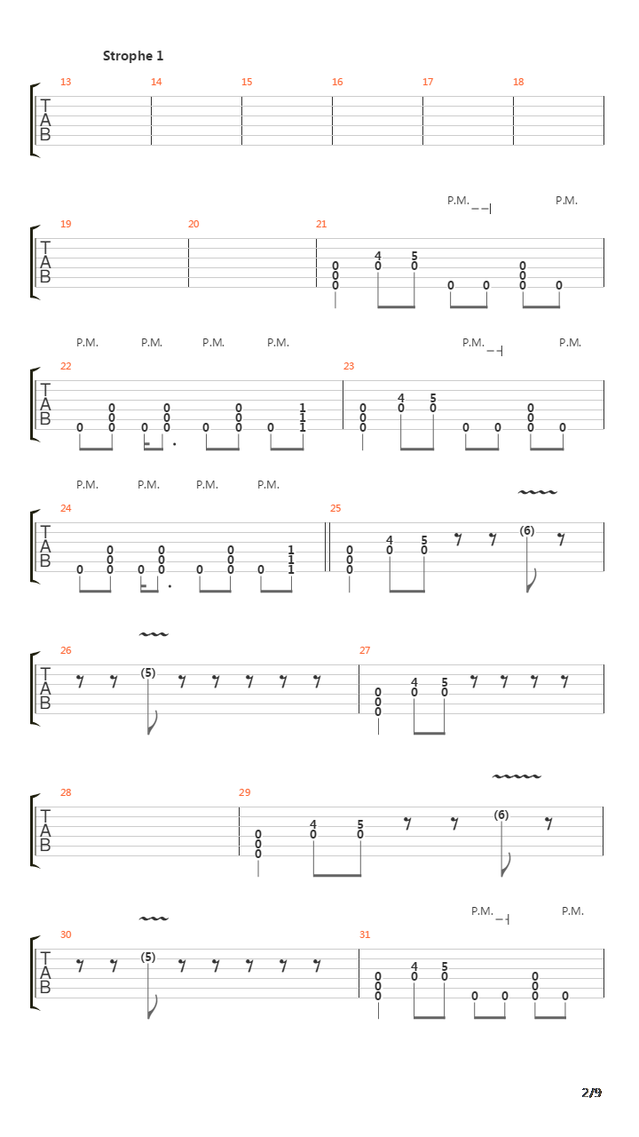 Falscher Heiland吉他谱