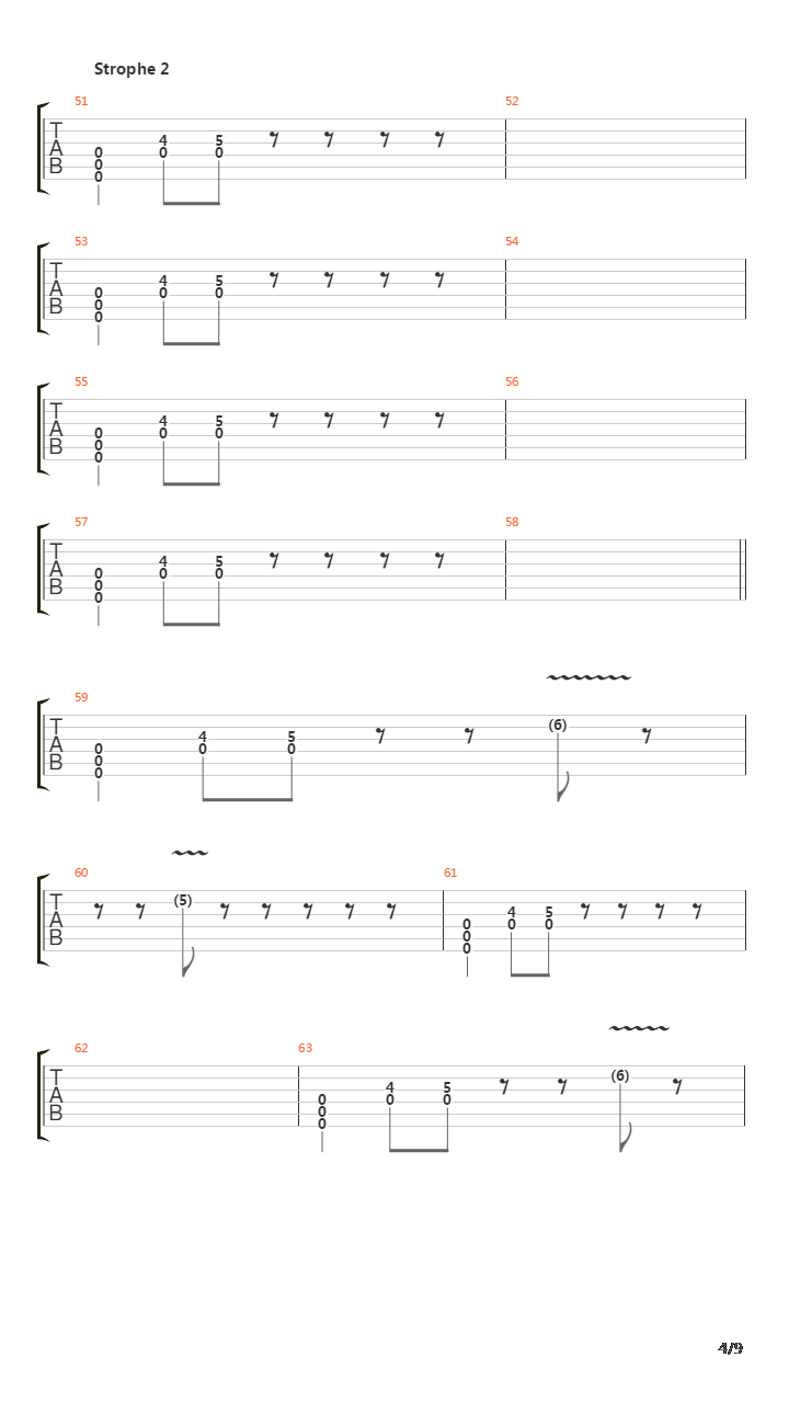 Falscher Heiland吉他谱