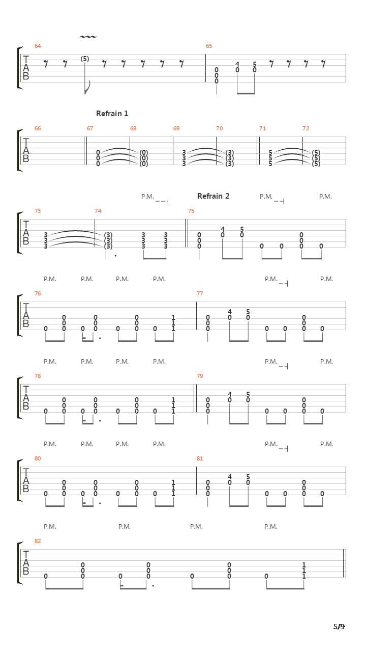 Falscher Heiland吉他谱