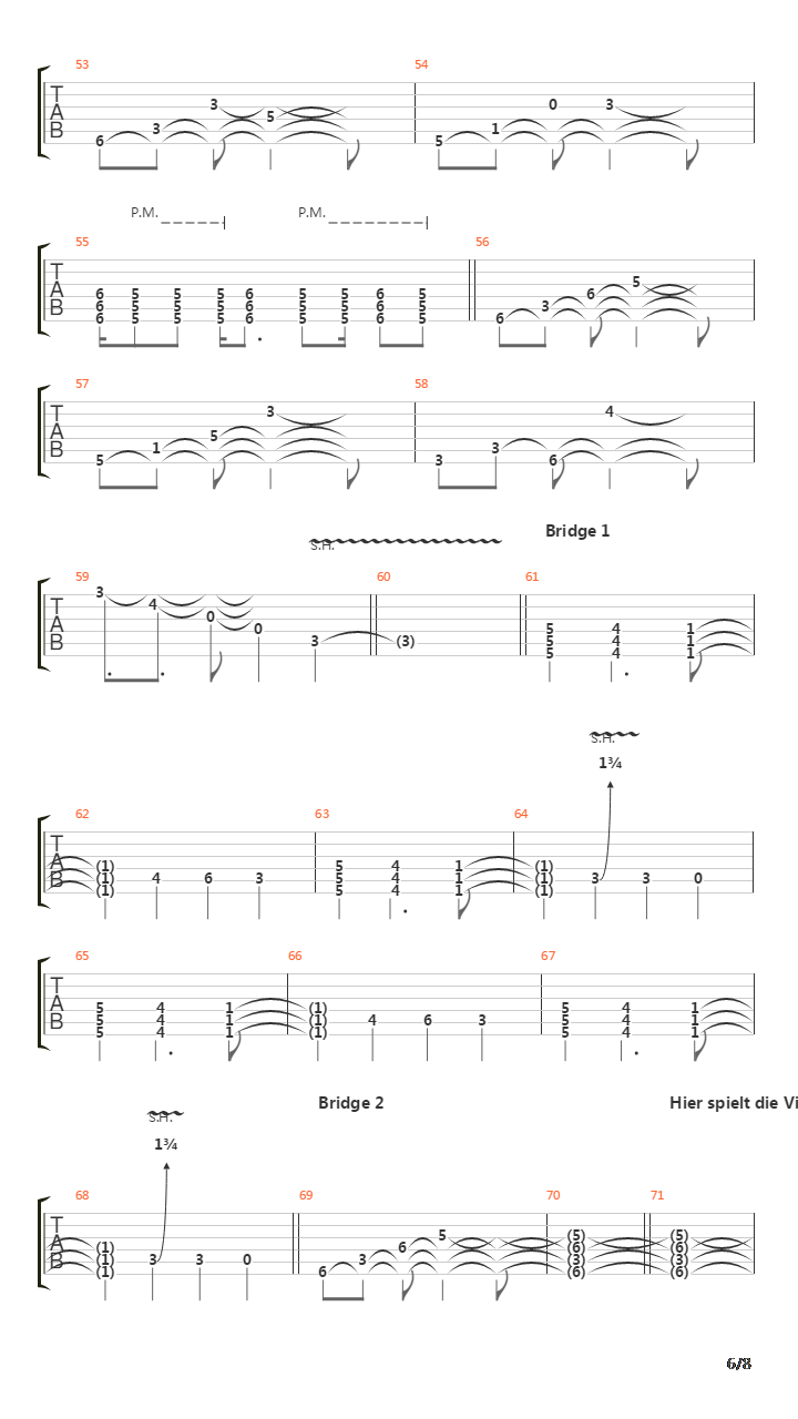 Geist Des Kriegers吉他谱