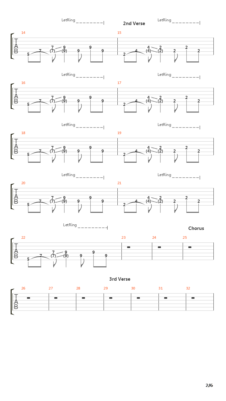 Schatten吉他谱