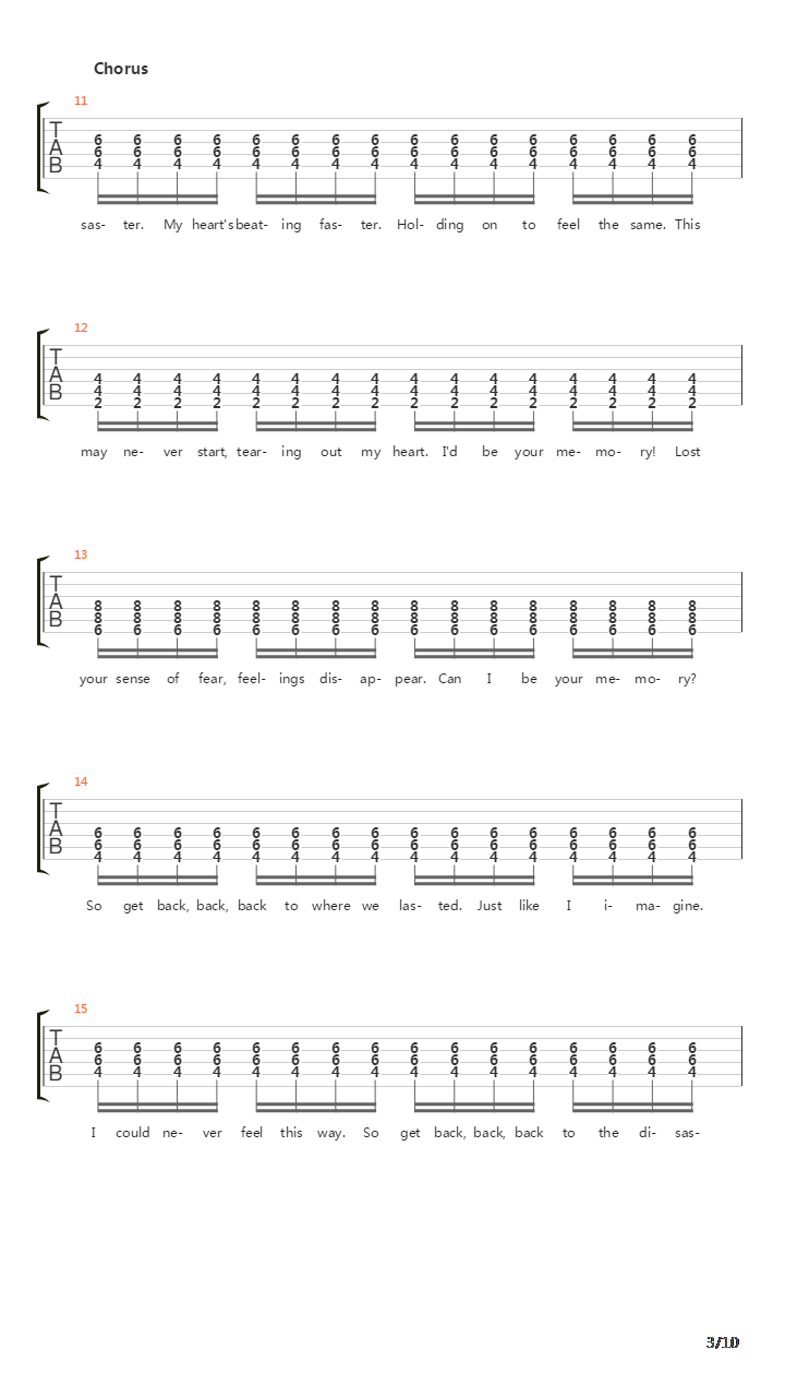 Memory吉他谱