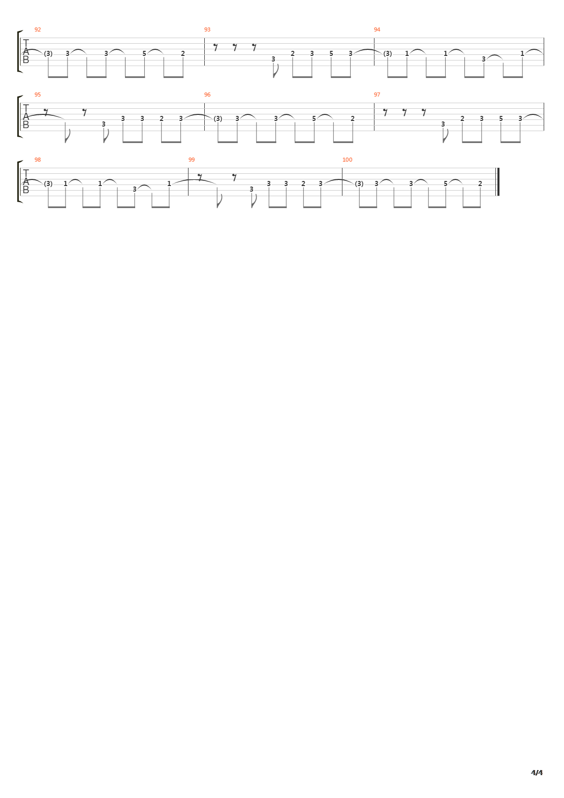 Superhyperspastic吉他谱