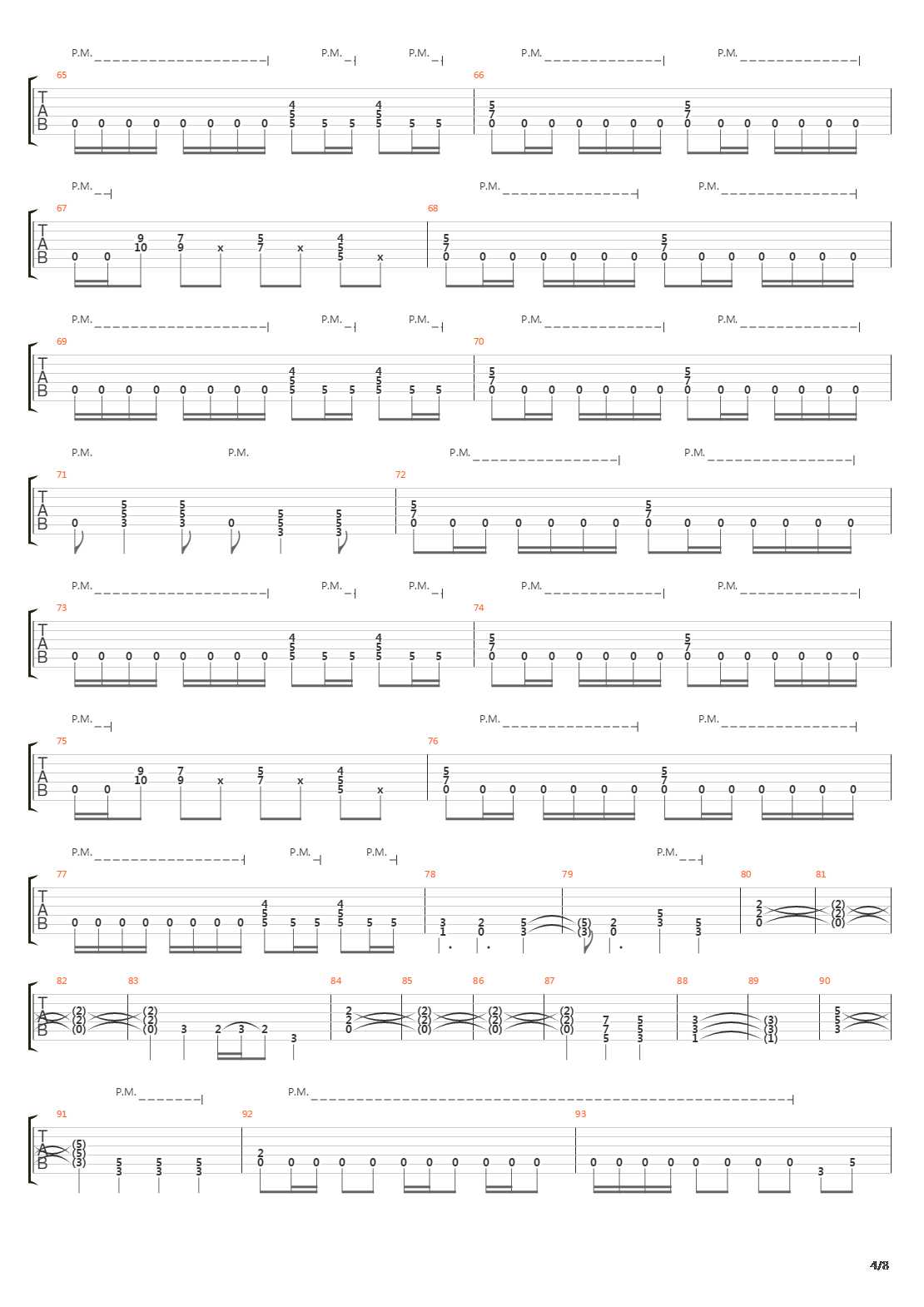 Dowth 2059吉他谱