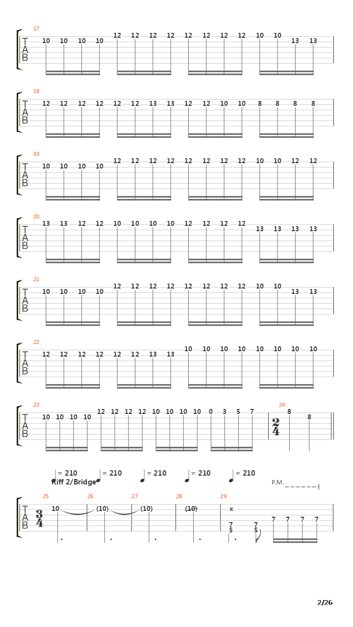 Gates Of Nevermore吉他谱