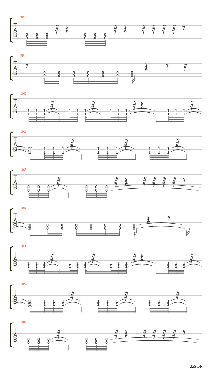 From Cross To Flame吉他谱