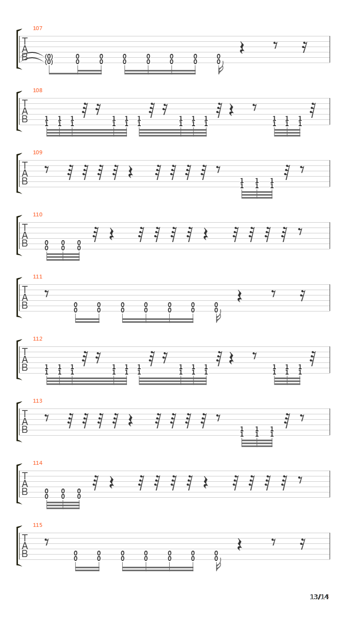 From Cross To Flame吉他谱
