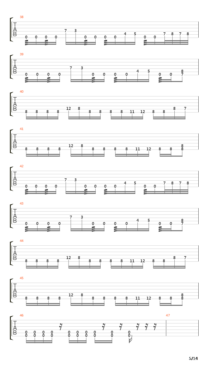 From Cross To Flame吉他谱