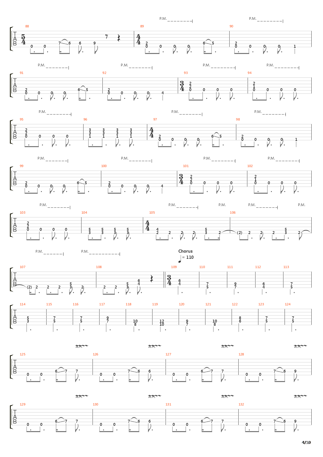 Departing Word吉他谱