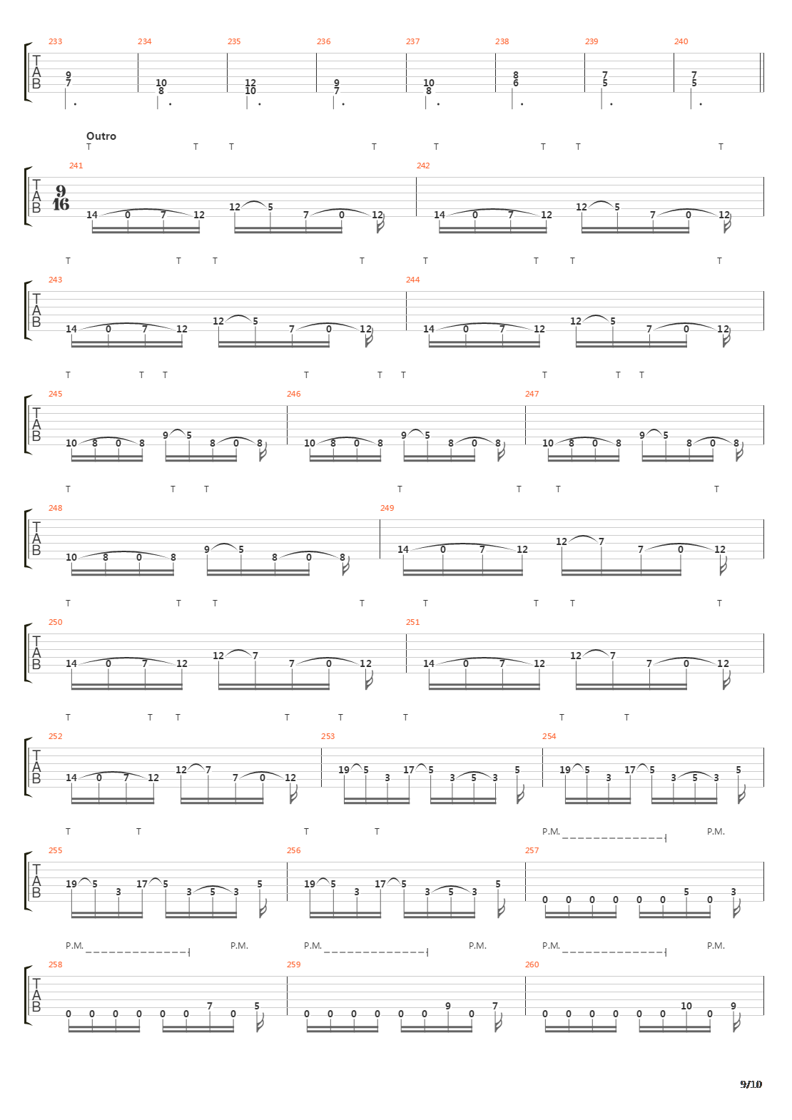 Departing Word吉他谱