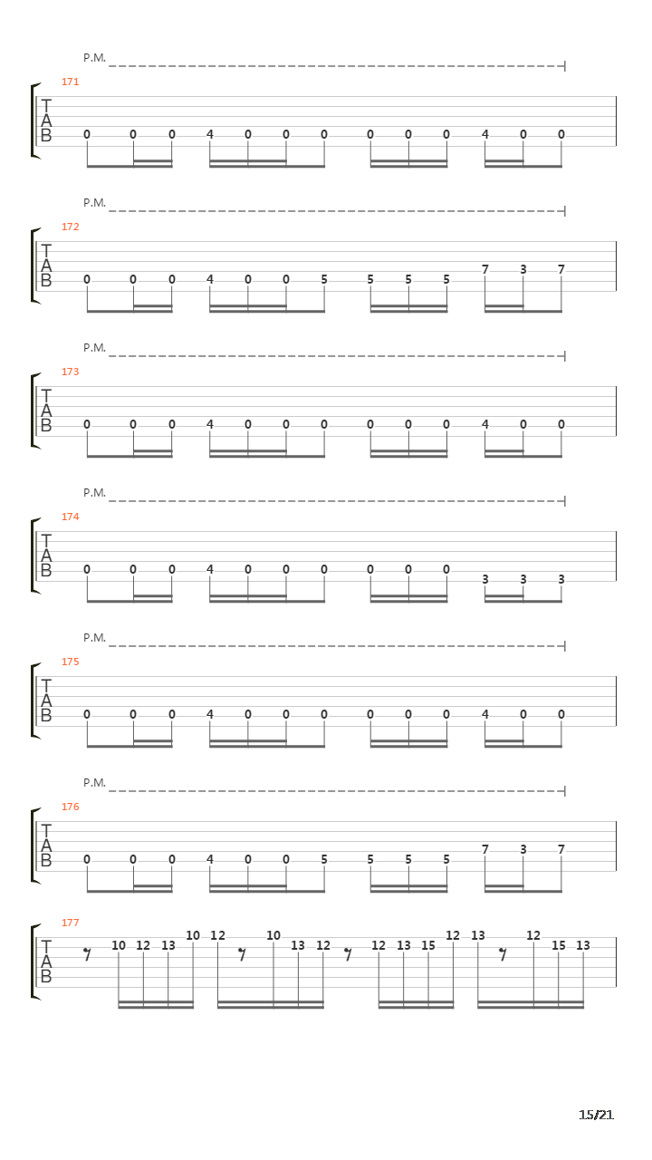 Departing Word吉他谱