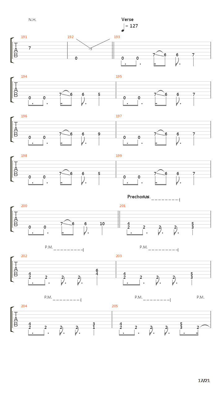 Departing Word吉他谱