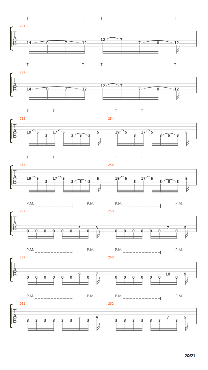 Departing Word吉他谱