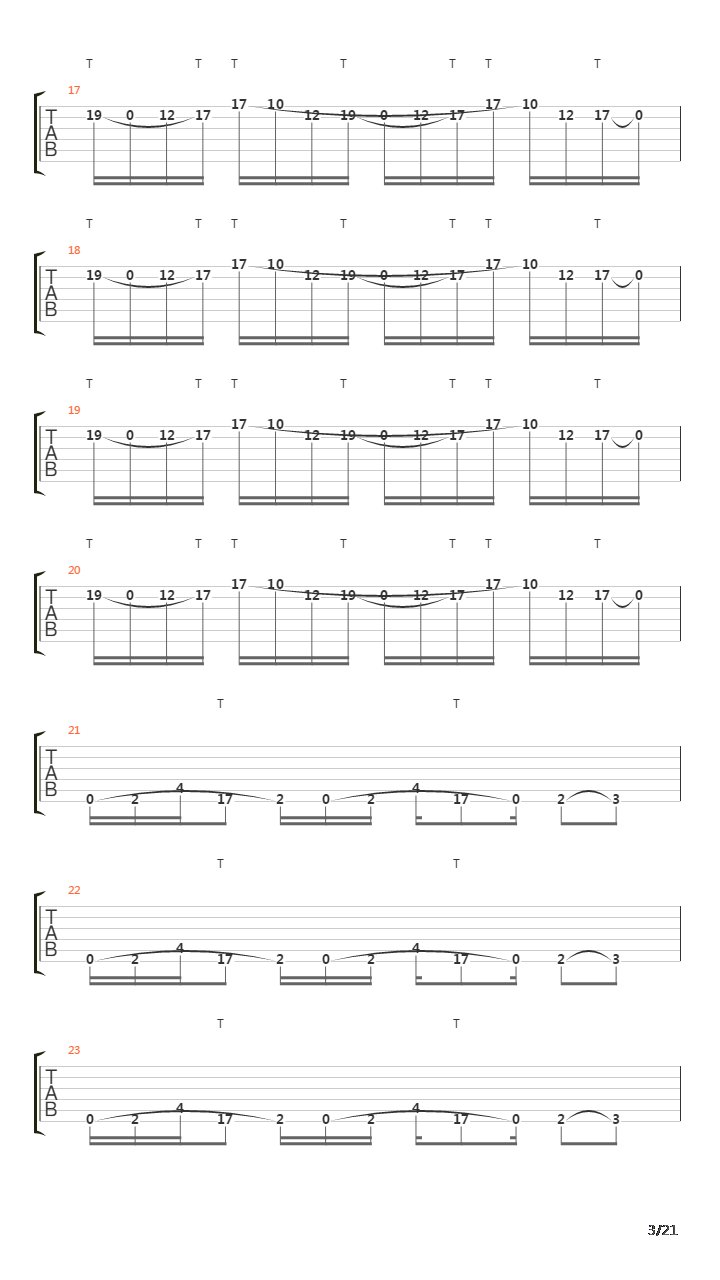 Departing Word吉他谱