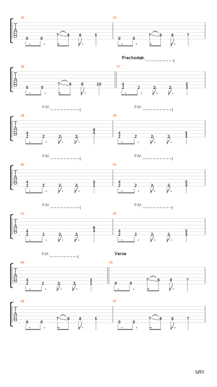 Departing Word吉他谱