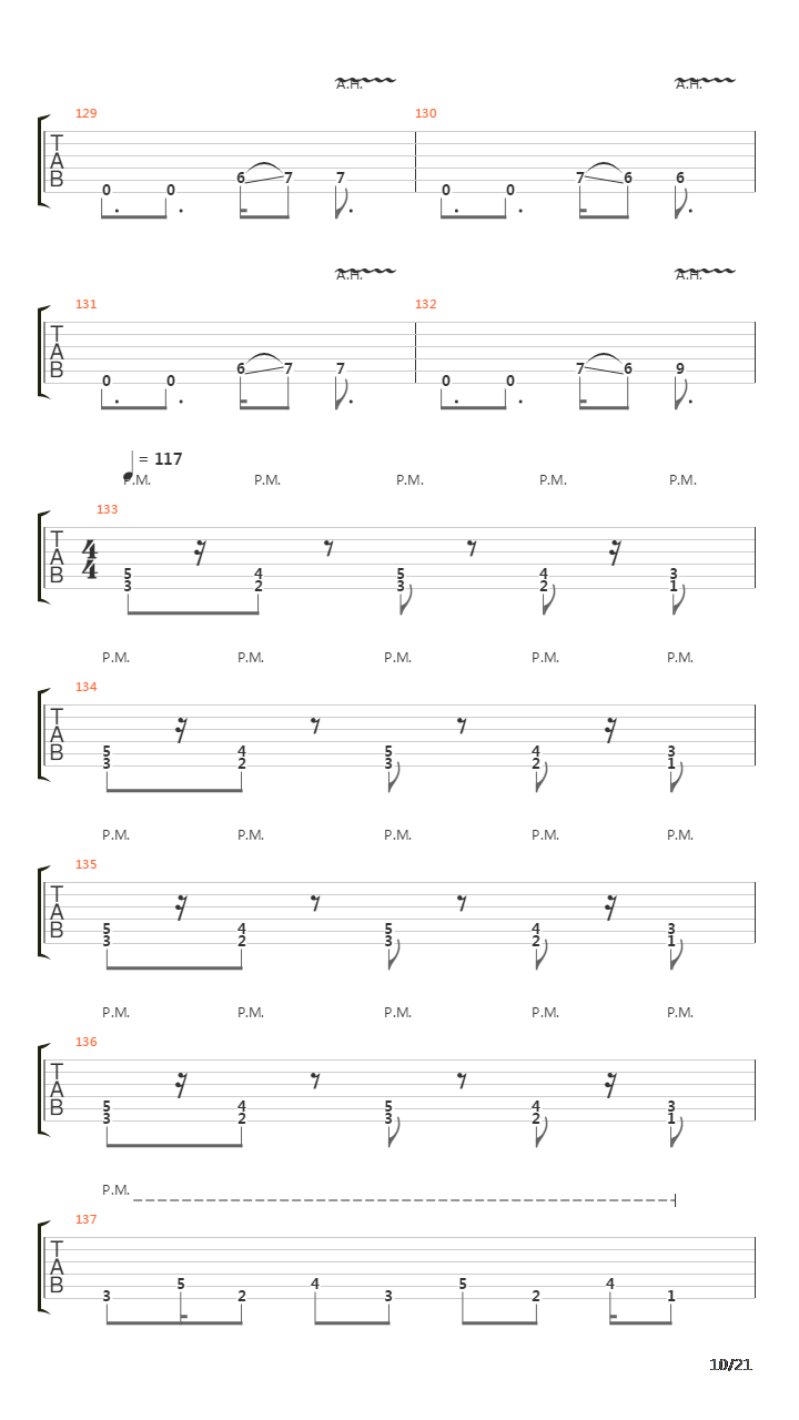 Departing Word吉他谱