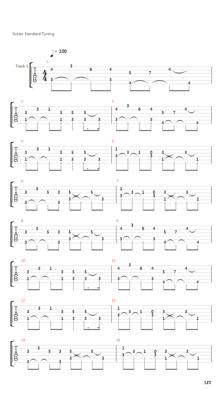 Overture To The Sun吉他谱