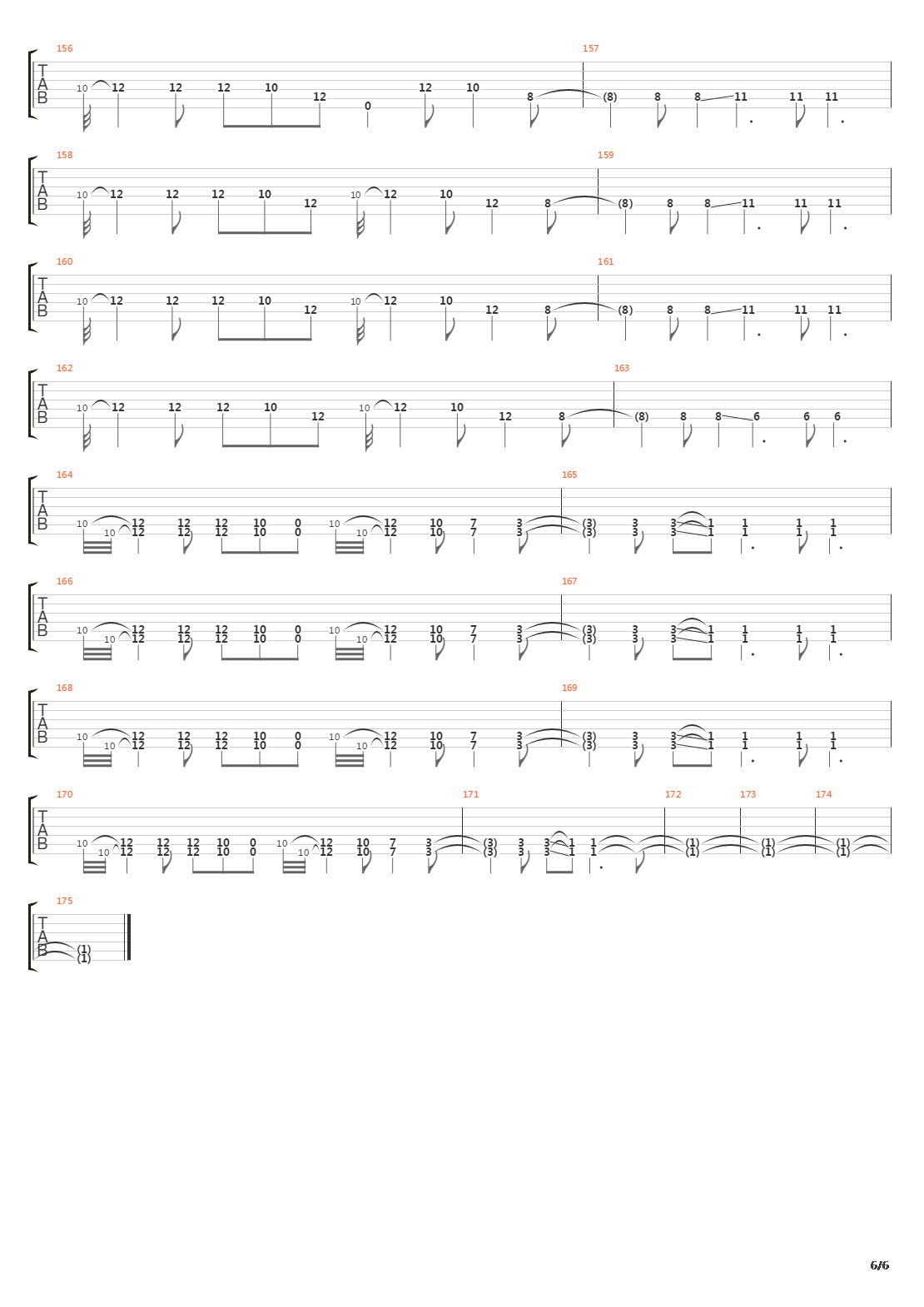 Zero Zero吉他谱