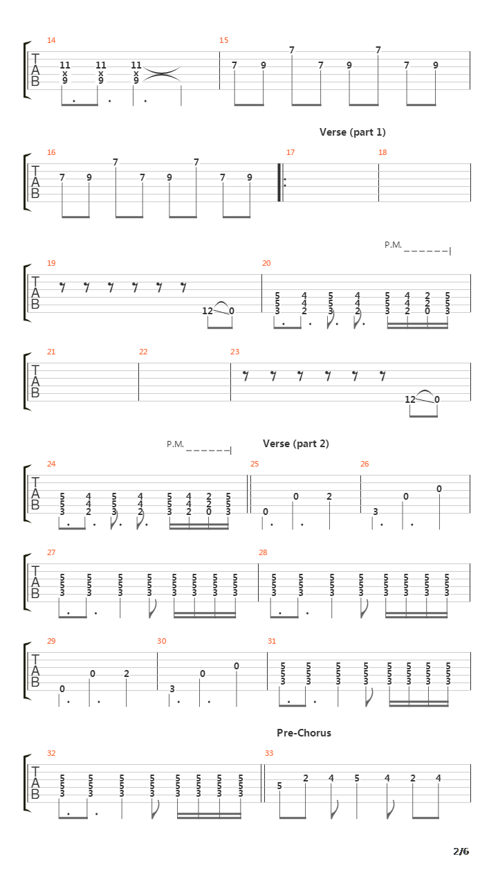 Seven吉他谱