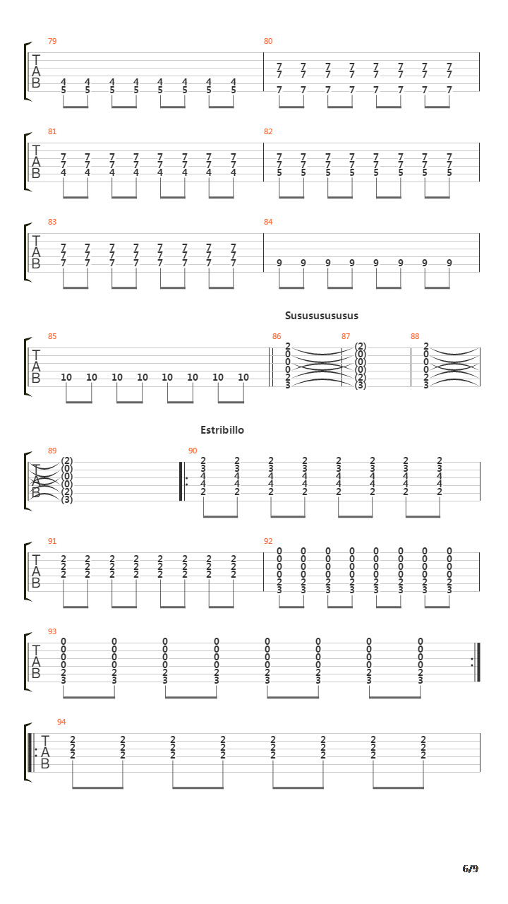 Supersubmarina吉他谱