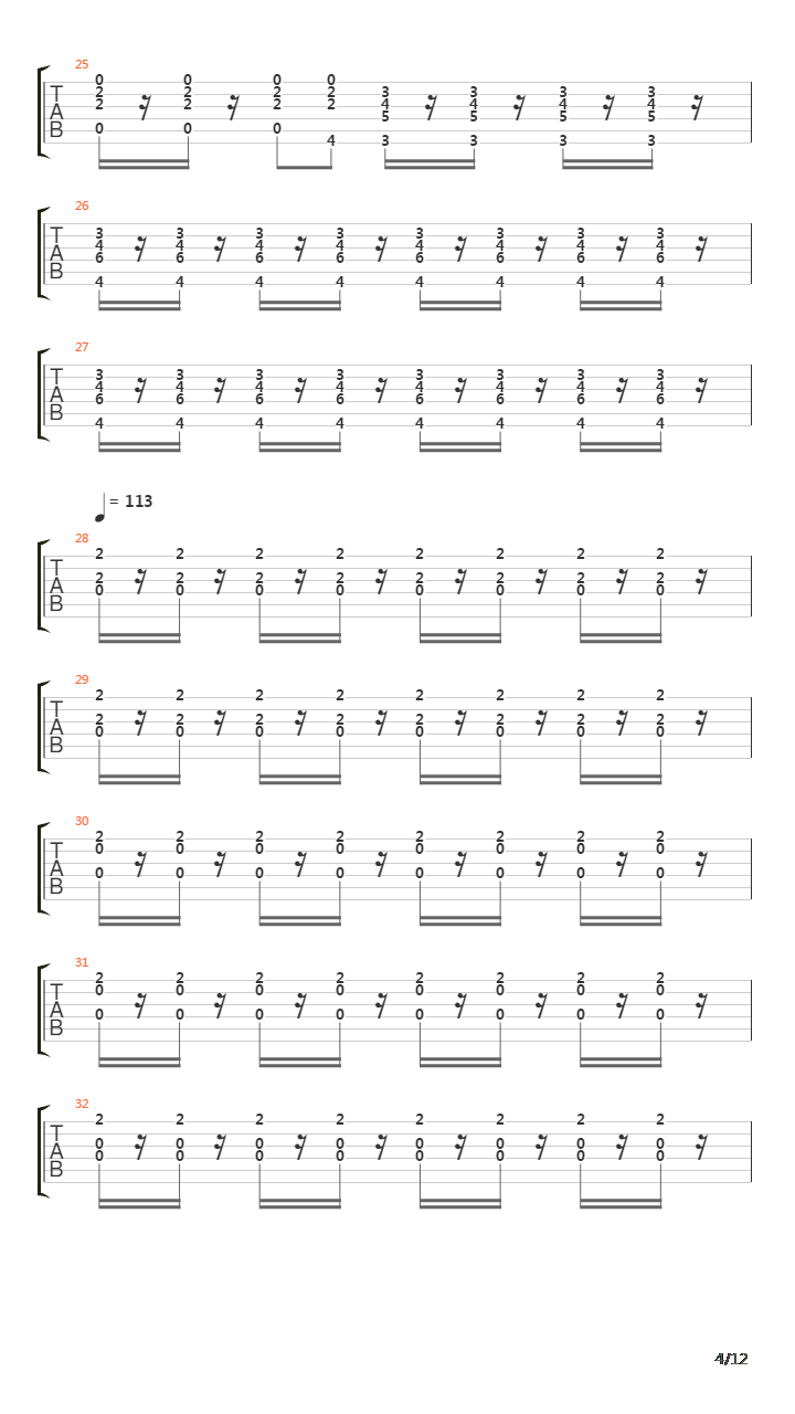 Logical Song吉他谱