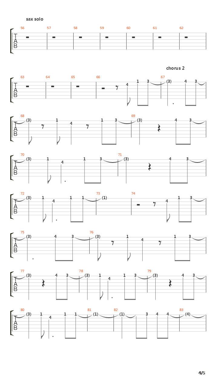 The Logical Song吉他谱