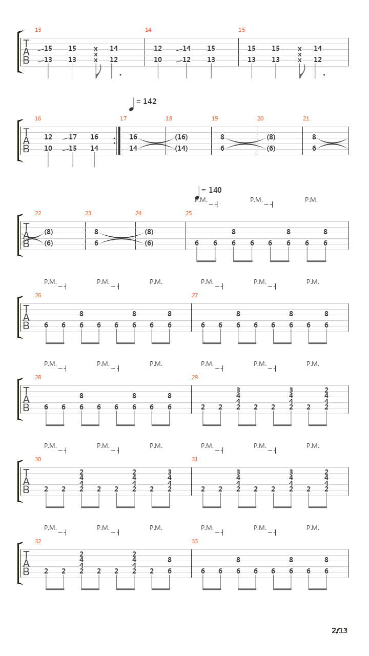 The Elevation吉他谱