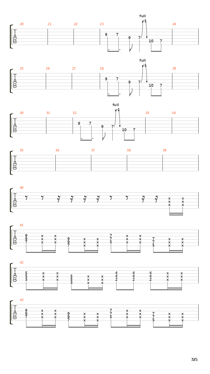 Five Lessons Learned吉他谱