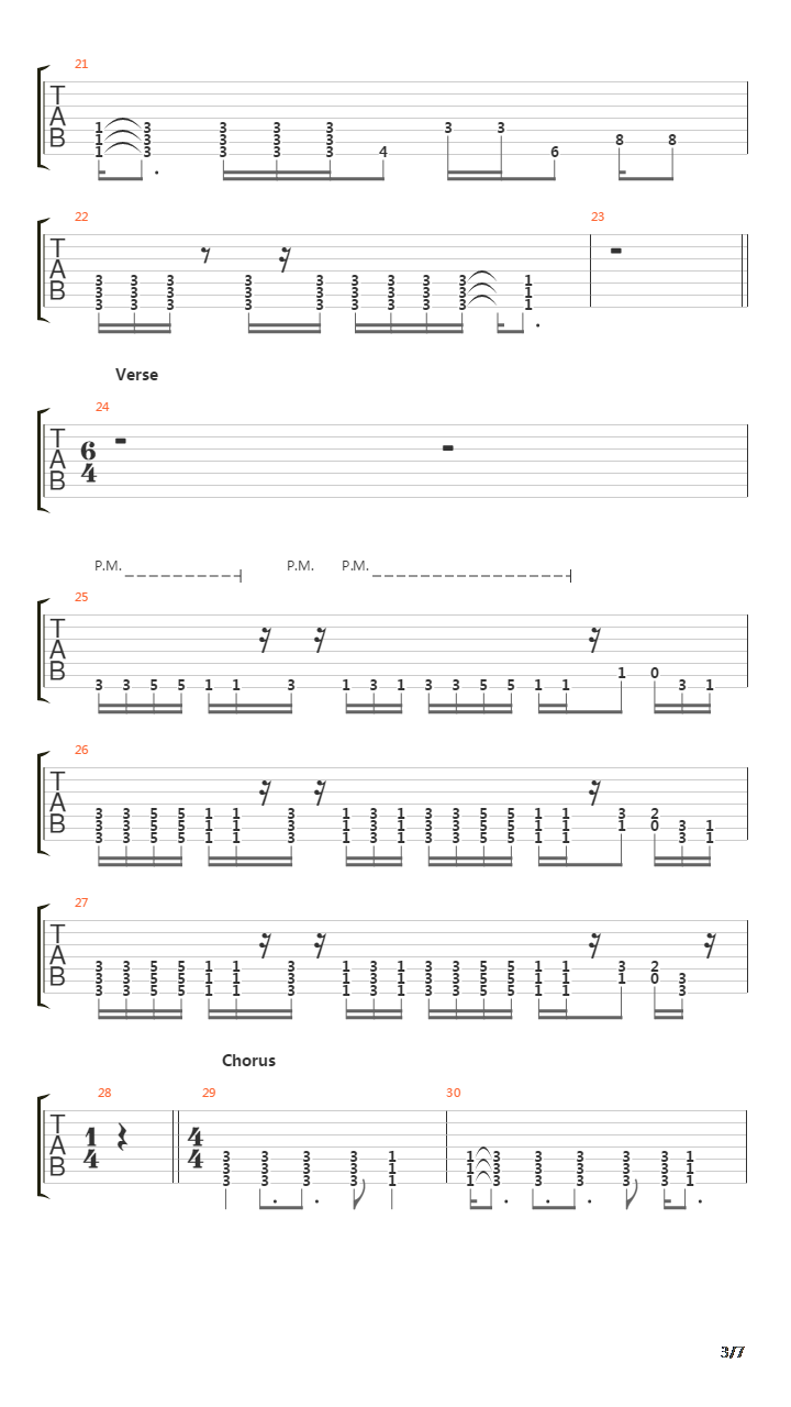 Inside吉他谱