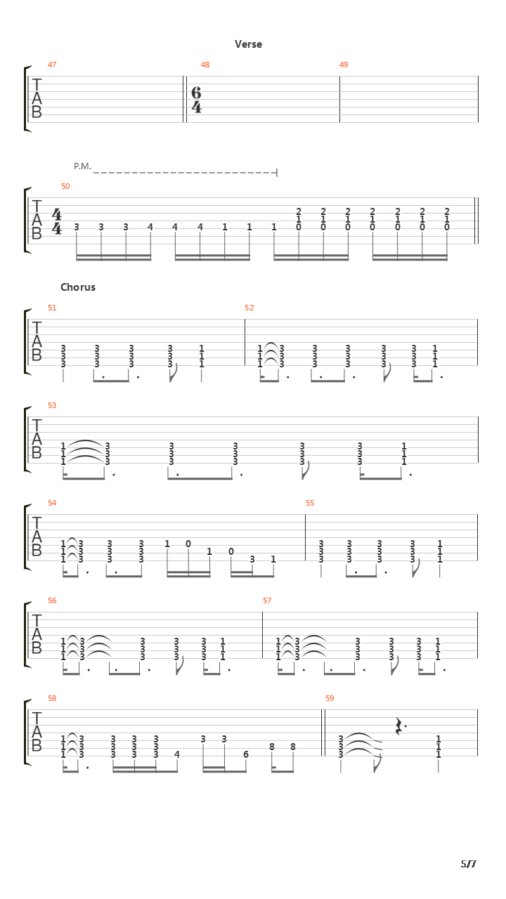 Inside吉他谱
