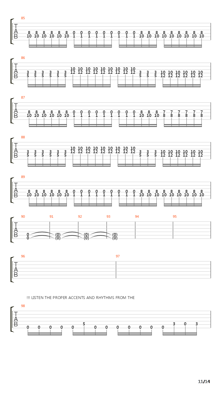 Ego Bypass Generator吉他谱