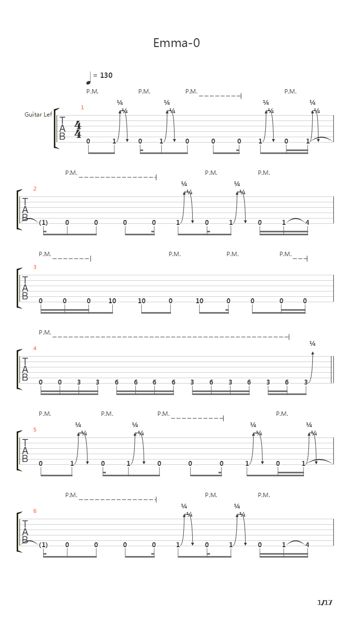 Emma-0吉他谱