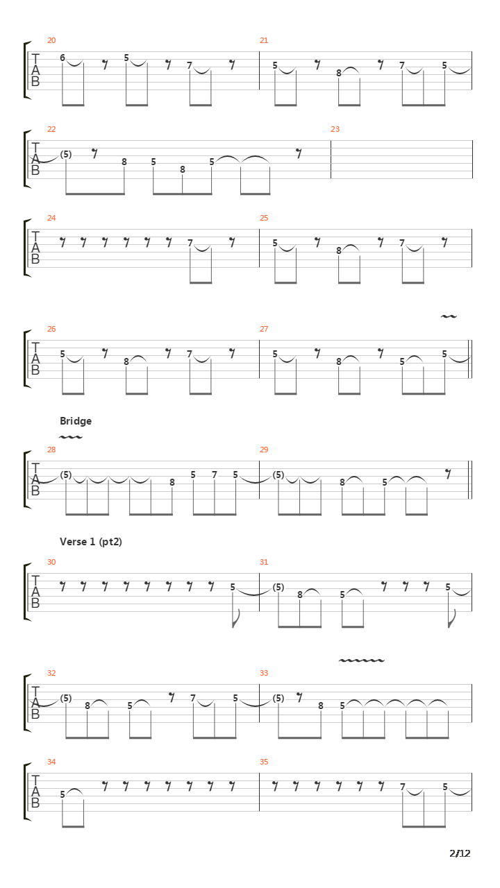 Ode To The Summer吉他谱