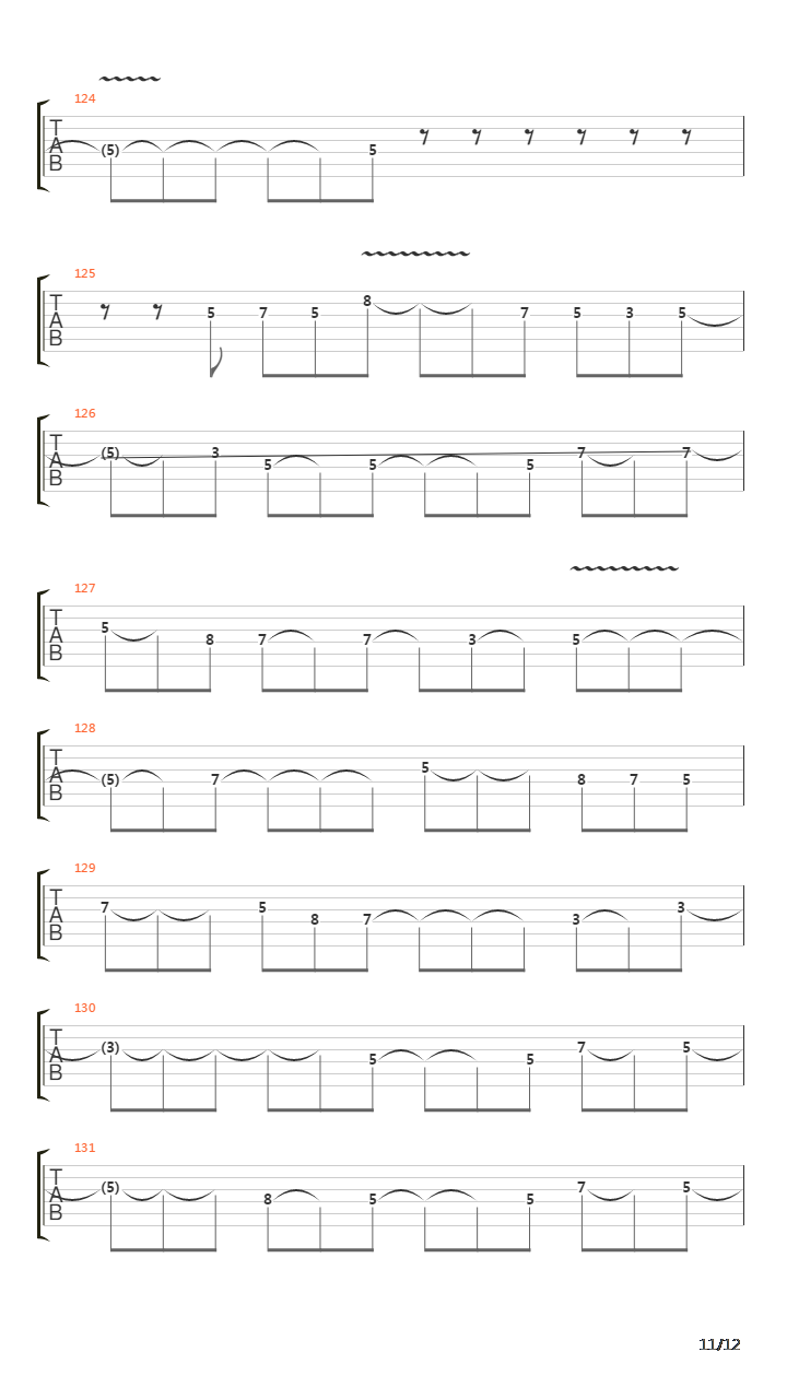 Ode To The Summer吉他谱