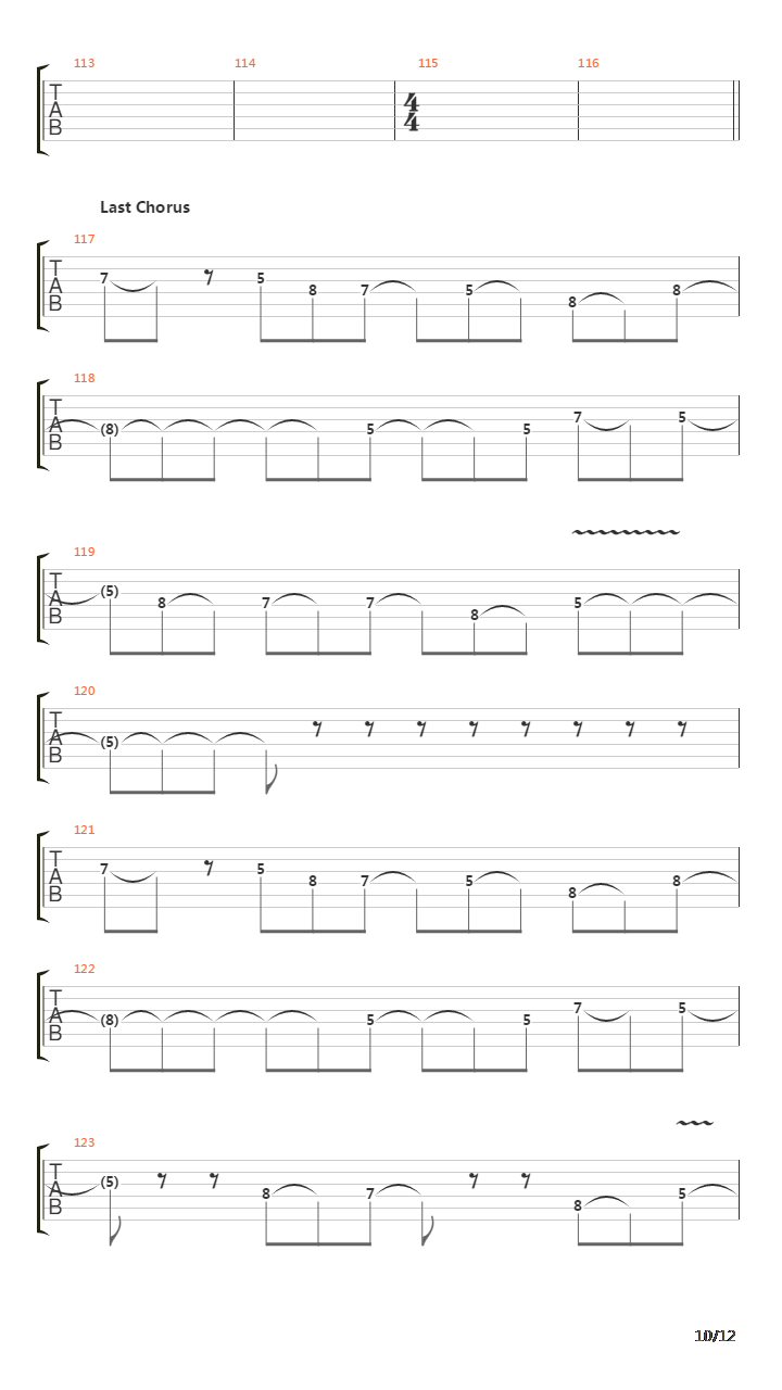 Ode To The Summer吉他谱