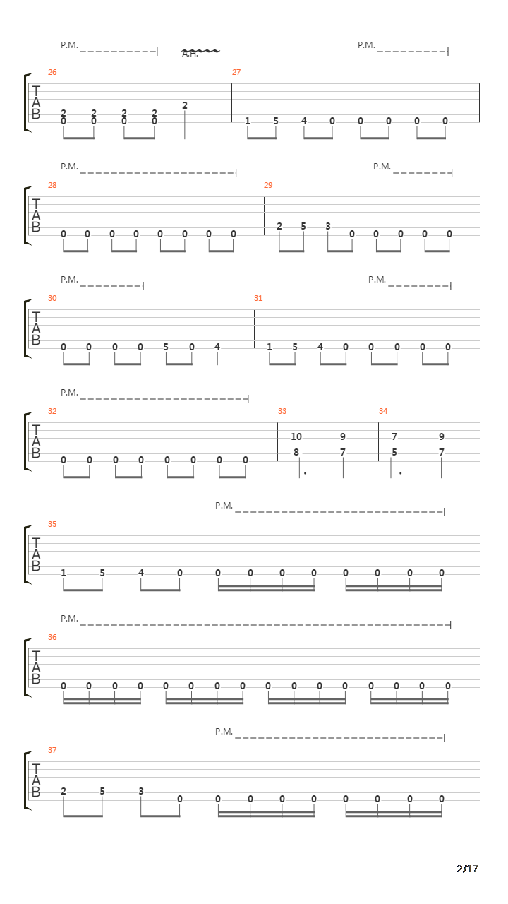 Conclusion Of An Age吉他谱