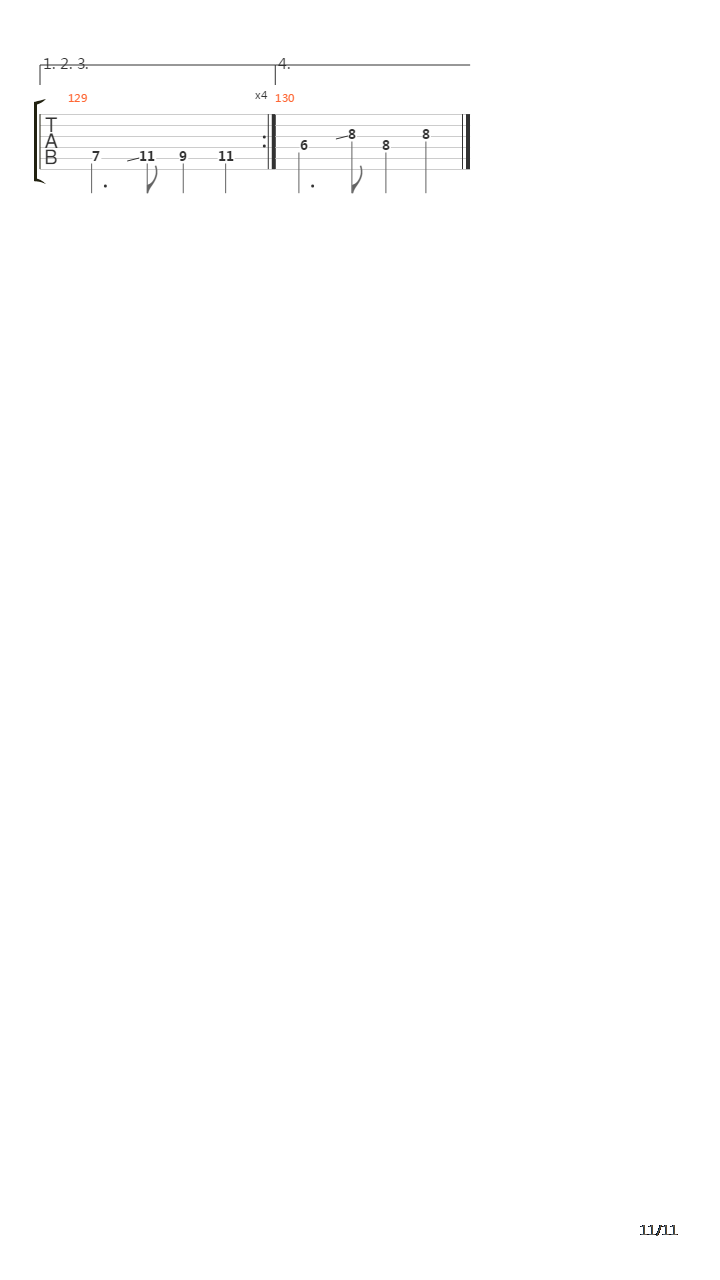 Eclipsed吉他谱
