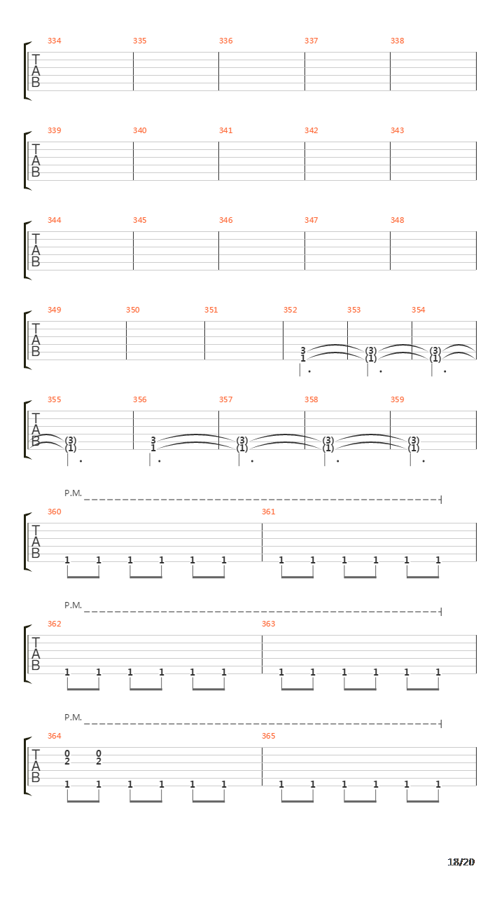 Enshrined吉他谱