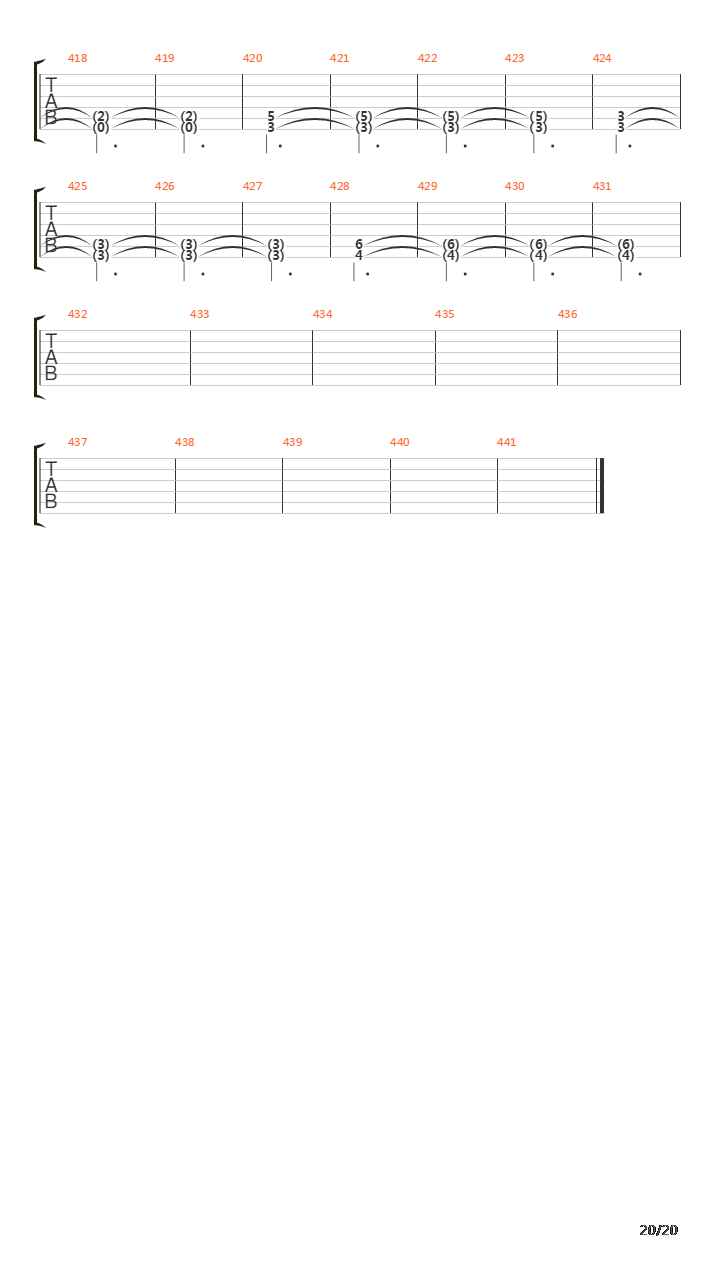 Enshrined吉他谱