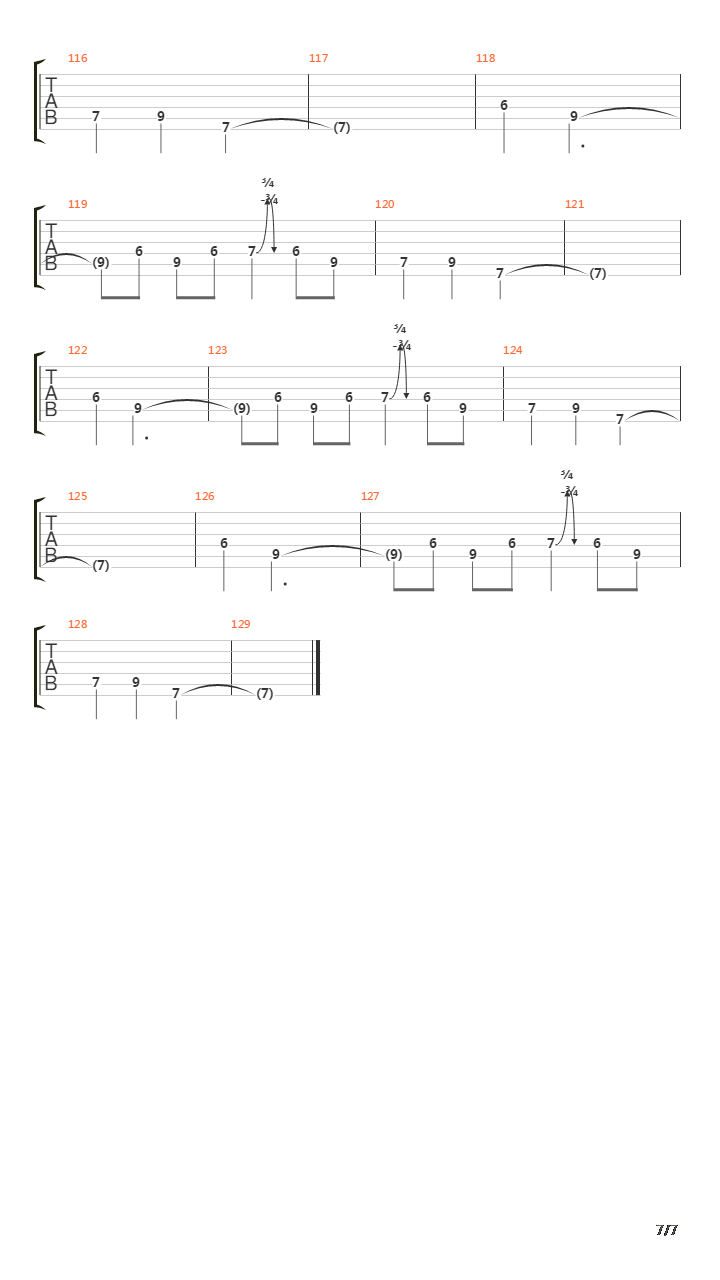 Leech吉他谱