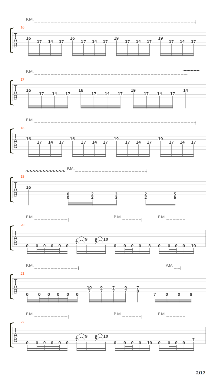 Procession吉他谱