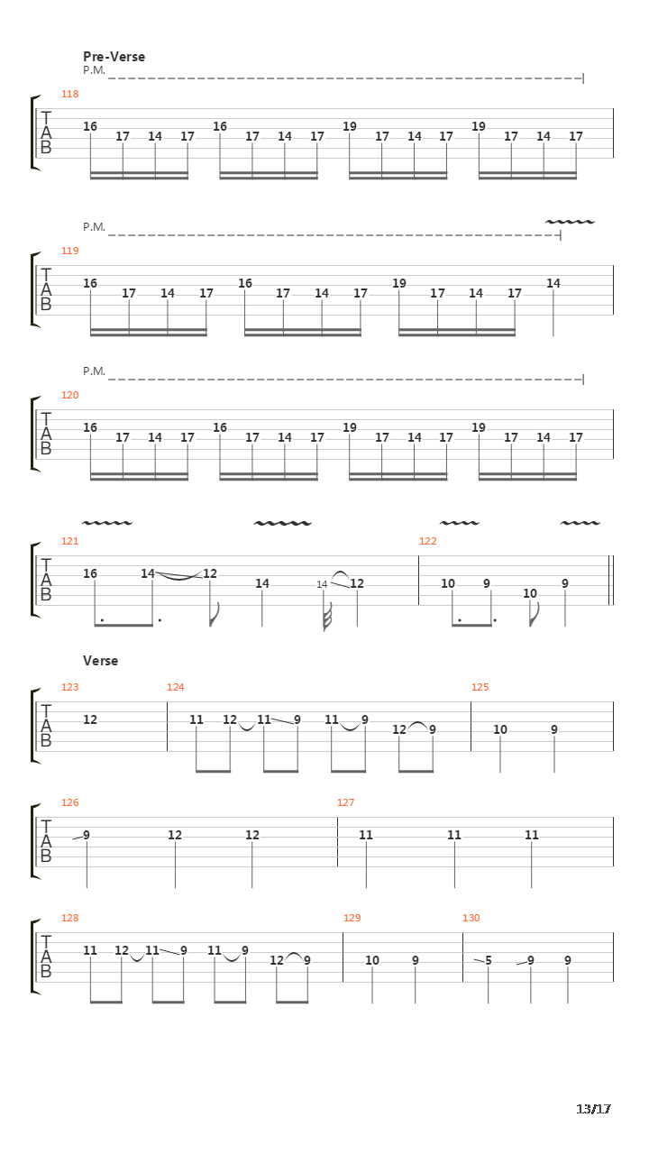 Procession吉他谱