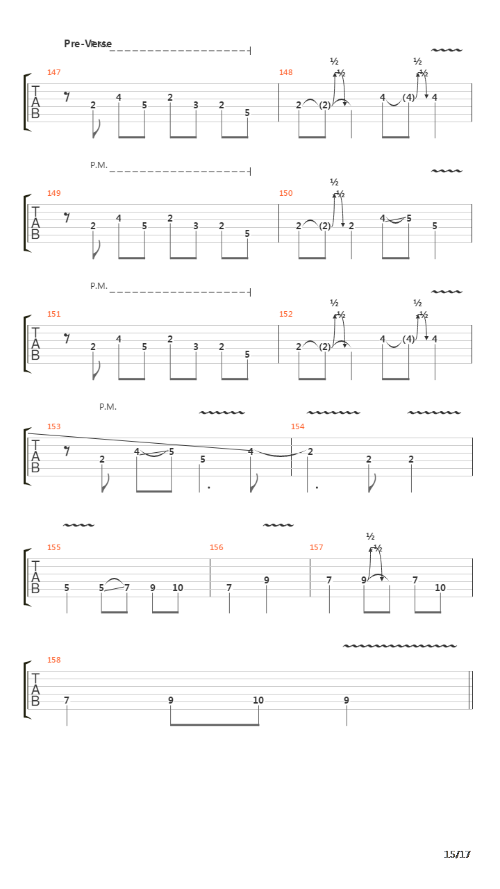 Procession吉他谱