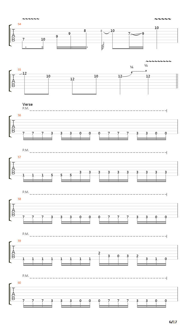 Procession吉他谱